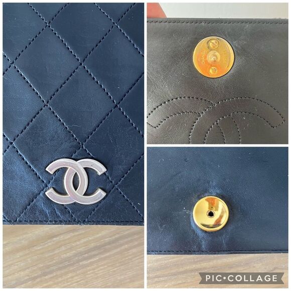 ✅AUTHENTIC✅CHANEL LAMBSKIN QUILTED SHOULDER BAG - Picture 8 of 16